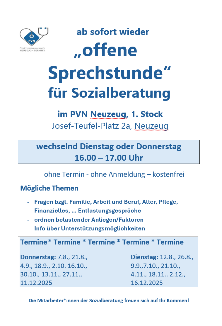 offene Sprechstunde